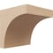 Ekena Millwork 6"W x 6"D x 6"H Wide Stockport Rough Cedar Woodgrain TimberThane Corbel, Primed Tan CORUR06X06X06STORCPR - alternate 1